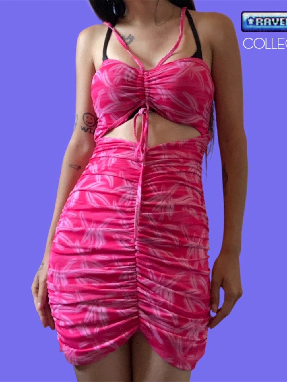 ClubExx by Dolls Kill Rave Vegas This Weekend Halter Dress